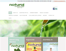 Tablet Screenshot of naturalawakenings-houston.com